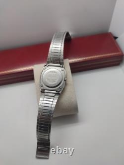 Rare Vintage Rado Quartz Men's Swiss Watch Date Classic Luxury Black Dial