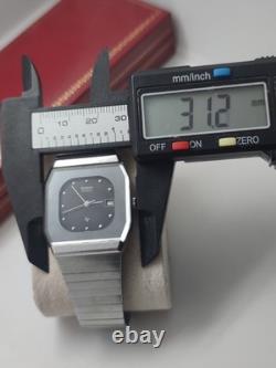 Rare Vintage Rado Quartz Men's Swiss Watch Date Classic Luxury Black Dial