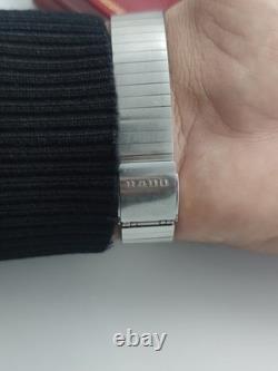 Rare Vintage Rado Quartz Men's Swiss Watch Date Classic Luxury Black Dial
