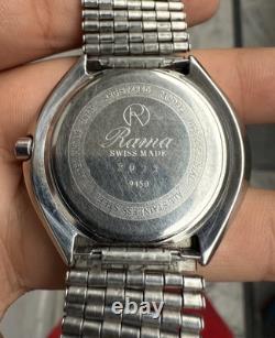Rare Vintage Rama Swiss Made Quartz Wrist Watch 2033. Gifted Timepiece