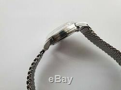 Rare Vintage Record Watch Co 022-18 Geneve Incabloc Swiss Watch Bullseye Dial