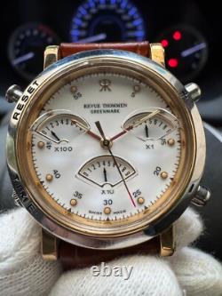 Rare Vintage Revue Thommen GREENMARK Golf Swiss Made Quartz Watch Ref. 6423001