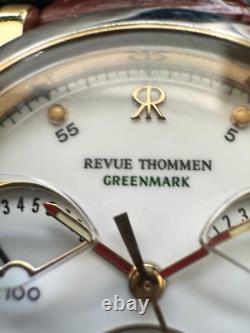 Rare Vintage Revue Thommen GREENMARK Golf Swiss Made Quartz Watch Ref. 6423001