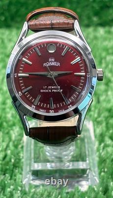 Rare Vintage Roamer ST96 Mechanical Men's Wrist Watch Mint