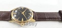 Rare Vintage Rodania Automatic Black Dial Men's 17 Jewels Swiss Made Watch