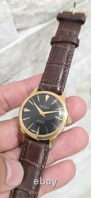 Rare Vintage Rodania Automatic Black Dial Men's 17 Jewels Swiss Made Watch
