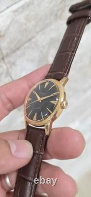 Rare Vintage Rodania Automatic Black Dial Men's 17 Jewels Swiss Made Watch