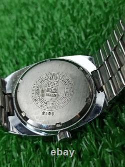 Rare Vintage SORNA WATCH Space Age Digital Jump Hour Automatic 70s Swiss