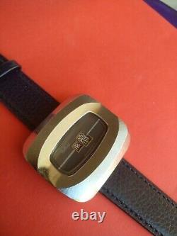Rare Vintage Sheffield Mechanical Jump Hour Digital Watch Swiss Made 025