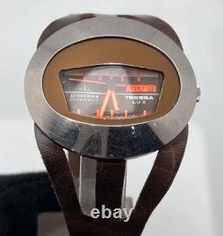 Rare Vintage Spaceman Tressa Lux Automatic Day/Date Swiss Made Men's Wrist Watch