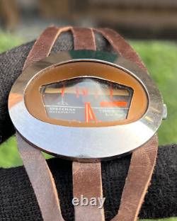 Rare Vintage Spaceman Tressa Lux Automatic Day/Date Swiss Made Men's Wrist Watch