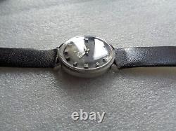 Rare Vintage Ss Swiss Favre-leuba Sea Chief Mens Hand Winding Wristwatch