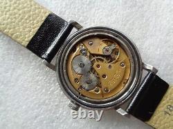 Rare Vintage Ss Swiss Favre-leuba Sea Chief Mens Hand Winding Wristwatch