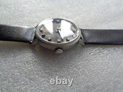 Rare Vintage Ss Swiss Favre-leuba Sea Chief Mens Hand Winding Wristwatch