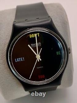 Rare Vintage Swatch Don't be too late watch