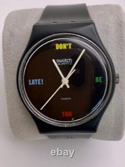 Rare Vintage Swatch Don't be too late watch