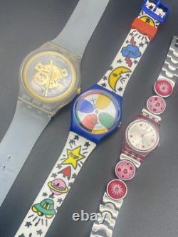 Rare Vintage Swatch Swiss Collection 90' 20' Space People Sweet Bonbon My Time