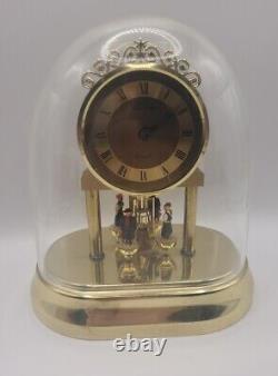Rare Vintage Swiss Bucherer Clock With Moving People