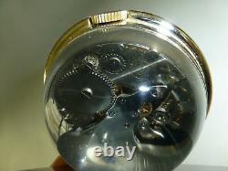 Rare Vintage Swiss Bucherer Jewels Movement Wind Up Table Top Ball Clock / Watch