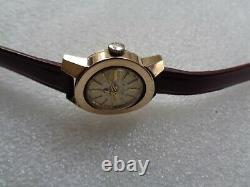 Rare Vintage Swiss Gold Plated Rado Starliner Automatic Ladies Wristwatch