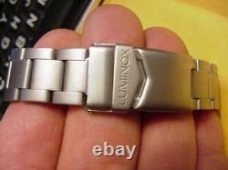 Rare Vintage Swiss Luminox 24h Military H3 Mbm Bracelet Men Watch 5atm