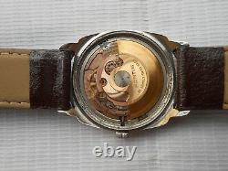 Rare Vintage Swiss Made Golden Dial Fortis Trueline Mens Automatic Watch