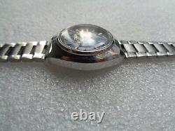 Rare Vintage Swiss Made Oris Blue Dial Ladies Hand-Winding Mechanical Wristwatch