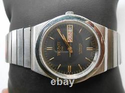 Rare Vintage Swiss Made Stainless Steel Tissot Automatic Mens Wristwatch