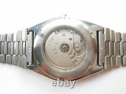 Rare Vintage Swiss Made Stainless Steel Tissot Automatic Mens Wristwatch