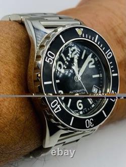 Rare Vintage Swiss Made Zeno Army Diver Men's Watch With US Navy Seals Trident