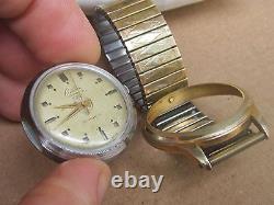 Rare Vintage Swiss Men's Watch CREATIONLUXOMATIC ROTOR 25J DOUBLE CASED-Woks