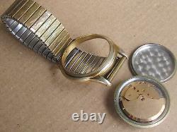 Rare Vintage Swiss Men's Watch CREATIONLUXOMATIC ROTOR 25J DOUBLE CASED-Woks