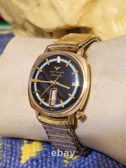Rare Vintage Swiss-Movement Longines Wittnauer Tropical Watch (Circa. 1960s)