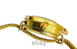 Rare Vintage Swiss Nivada Gold-Plated Modernist Watch 70016