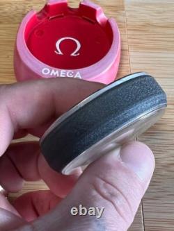 Rare Vintage Swiss Omega Manual Winding Stopwatch With Original Omega Box