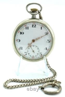 Rare Vintage Swiss Pocket Watch Nice Working And Looking