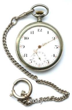 Rare Vintage Swiss Pocket Watch Nice Working And Looking