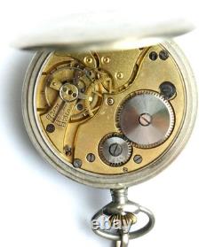 Rare Vintage Swiss Pocket Watch Nice Working And Looking