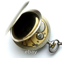 Rare Vintage Swiss Pocket Watch Nice Working And Looking