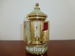 Rare Vintage Swiss Reuge Dancing Ballerina Music Box Carousel Items Holder