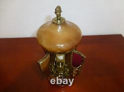 Rare Vintage Swiss Reuge Dancing Ballerina Music Box Carousel Items Holder