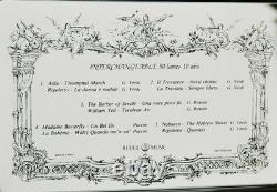 Rare Vintage Swiss Reuge Inlaid Walnut & Ebonised 5 Barrel Musical Music Box