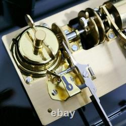 Rare Vintage Swiss Reuge Inlaid Walnut & Ebonised 5 Barrel Musical Music Box