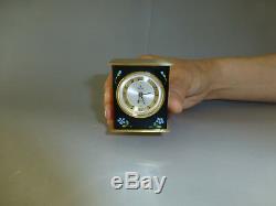 Rare Vintage Swiss Reuge Music Box Musical Mechanical Alarm Clock (watch Video)