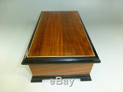 Rare Vintage Swiss Thorens (pre Reuge) Music Box 72 Key 3 Songs (watch Video)