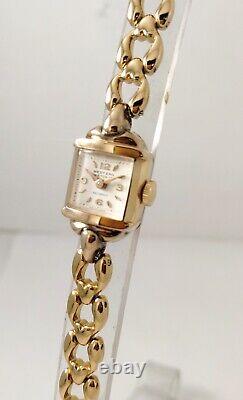 Rare Vintage Swiss WESTEND SECUNDUS Hand Wind Women's Watch 20 Micron GP 17J