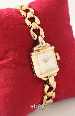 Rare Vintage Swiss WESTEND SECUNDUS Hand Wind Women's Watch 20 Micron GP 17J