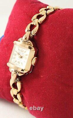 Rare Vintage Swiss WESTEND SECUNDUS Hand Wind Women's Watch 20 Micron GP 17J