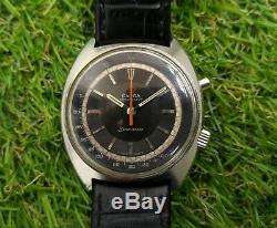 Rare Vintage Swiss Watch Jumbo Omega Seamaster Chronostop Cal. 865 Circa 1968