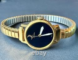 Rare Vintage Swiss Watch Manual 17 Jewel Gold Plaque 20 Women's